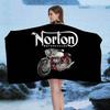 N-NORTONS Мотоциклетные Большие Микрофибровые Пляжные Полотенца Быстросохнущие Полотенца Песчаные Пляжные Полотенца Полотенце для Бассейна Для Путешествий Бассейн Йога