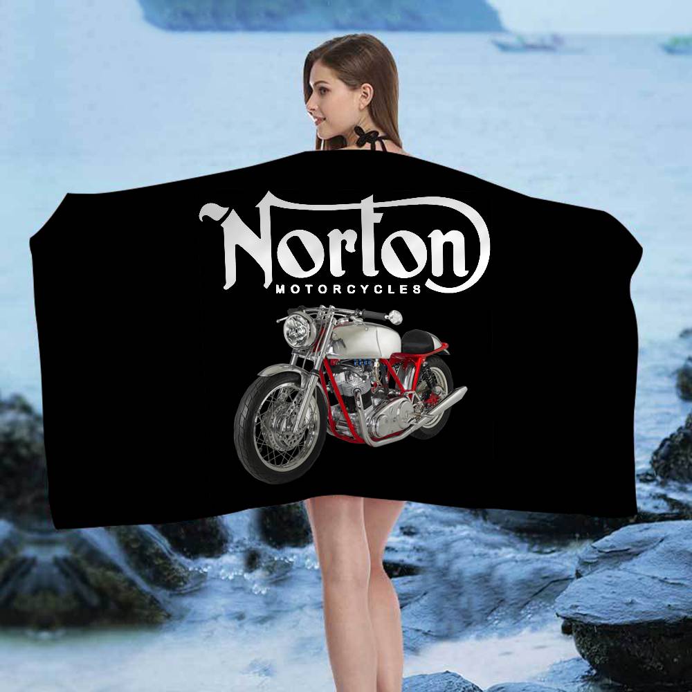 N-NORTONS Мотоциклетные Большие Микрофибровые Пляжные Полотенца Быстросохнущие Полотенца Песчаные Пляжные Полотенца Полотенце для Бассейна Для Путешествий Бассейн Йога