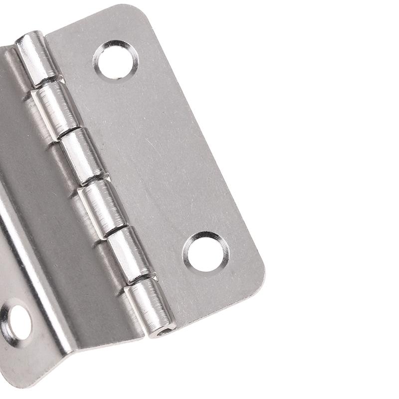 2 шт. Петля для шкафа 41 мм Дверь Багаж Мебель Ювелирные изделия Деревянные ящики 4 отверстия Трехскладные петли Декор мебели