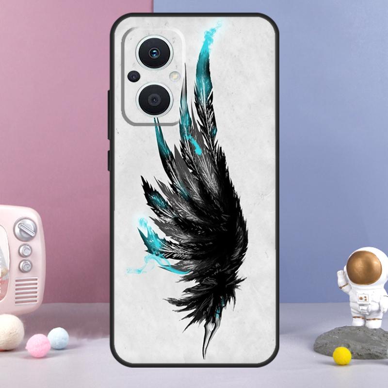 Фантастическая Ангел Девушка Крылья Чехол Для OPPO Reno 11 F 12F 13F 14F 10 12 13 14 Pro 7 8 Lite OPPO Find X9 X6 X5 X8 Pro Чехол