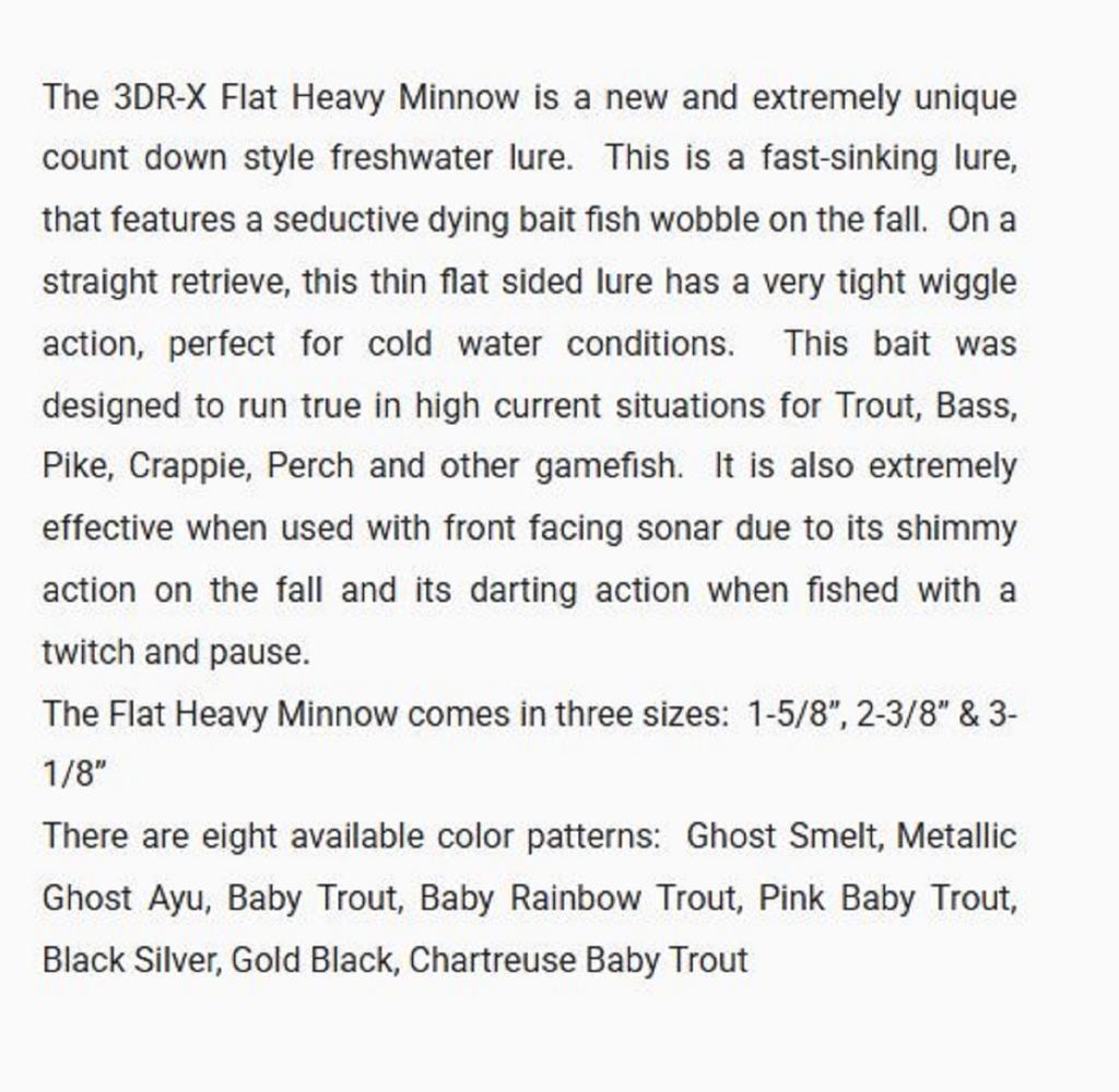 Yo Zuri 3DR-X Flat Heavy Minnow 40S Тонущая приманка R1541-PGBL (4749)