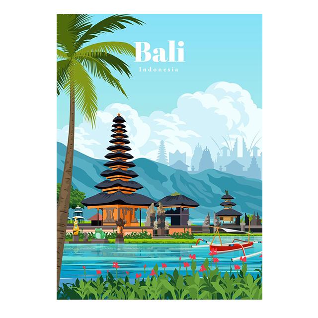 Urban Tourism Architecture Poster Wall Art Oil Painting Printmaking Modern Urban Architecture Landscape Painting Living Room