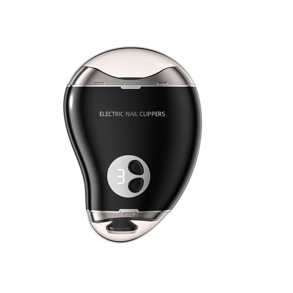 New Norman Ga Electric Nail Clipper & Scissors: 2-in-1 Cutting & Grinding, Rechargeable for Elders & Kids