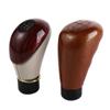Knob Gloss Imitation Peach Wood Manual Gear Stick Knob Shift Shifter 5-Speed Lever Car Shift Knob