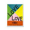 Nordic Style Modern Love Exhibition Poster Wall Art  Canvas Painting Simple Love Living Room Home Decoration Painting No Frame