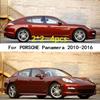 Car Center TPU/Glossy Mirror Pillar Post Cover For PORSCHE Panamera 2010 2011 2012 2013 2014 2015 2016 Stickers Accessories 4PCS