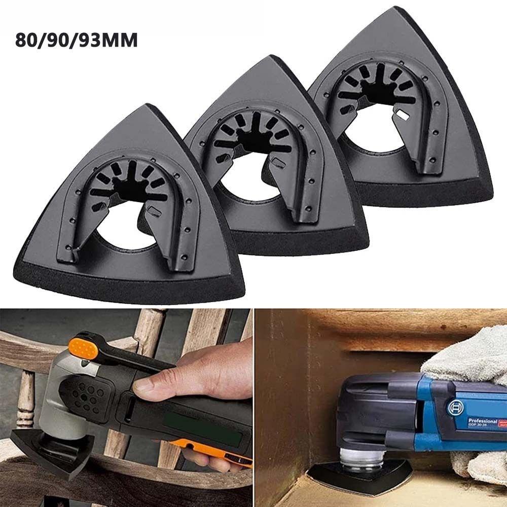 Steel Plate Triangular Oscillating Tool Quick Release Triangle  Sandpaper  Oscillating Power Tools