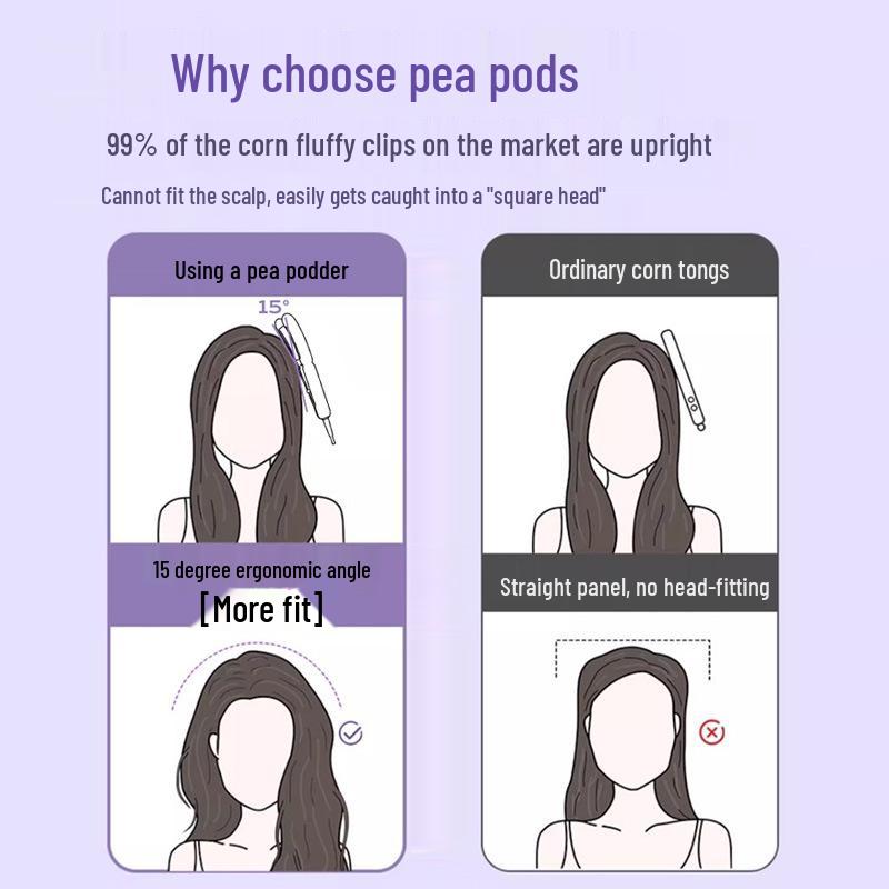 Ионный плойка для завивки волос "Кукурузная": Не повреждающий, пушистый гофре для укладки высоких макушек