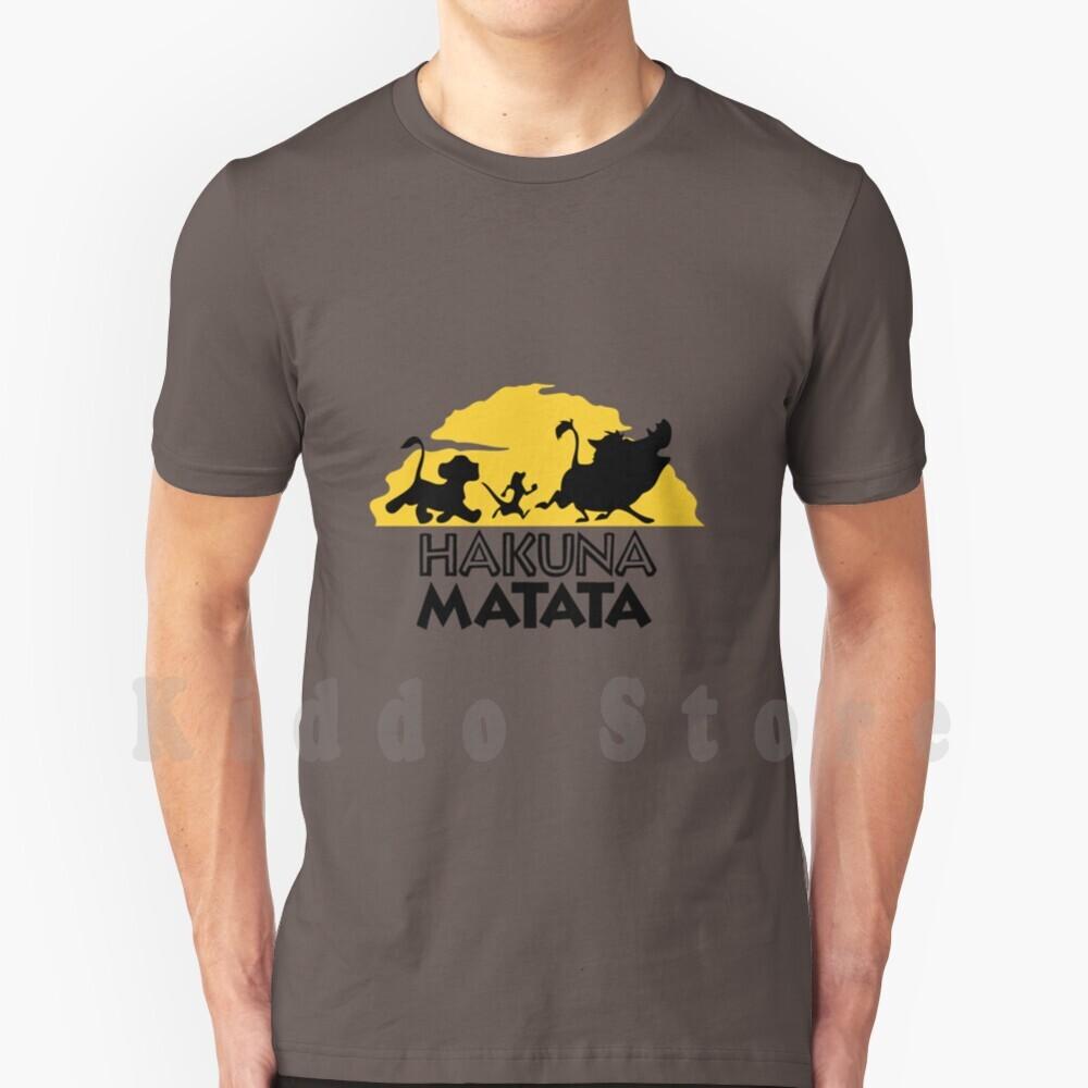 T Shirt Men Cotton Cotton S- No Worries Lion King Lion King Svg Simba Animal Kingdom It Means No Worries Simba The Lion King