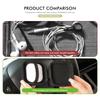 XMDSF1 For Alfa Romeo Car Data Cable Earphone Charger U Disk Zipper Pouch Accessories 159 Giulietta 156 147 Giulia Mito GT Stelvio
