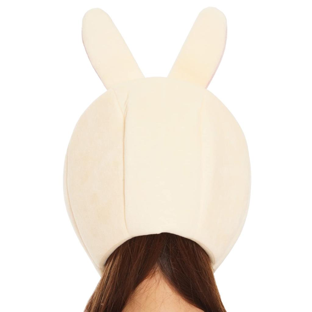 SAZAC Chiikawa Fleece Kigurumi One Size Fits Most Cap, (Rabbit)