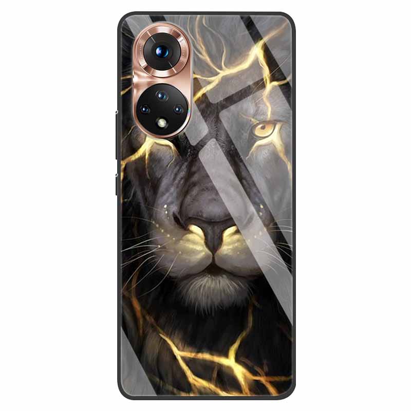 Роскошный чехол для Huawei Honor 50 Чехол Закаленное Стекло Чехол для Телефона Huawei Honor 50 Honor50 6.57" Coque Сумка Модный Бампер