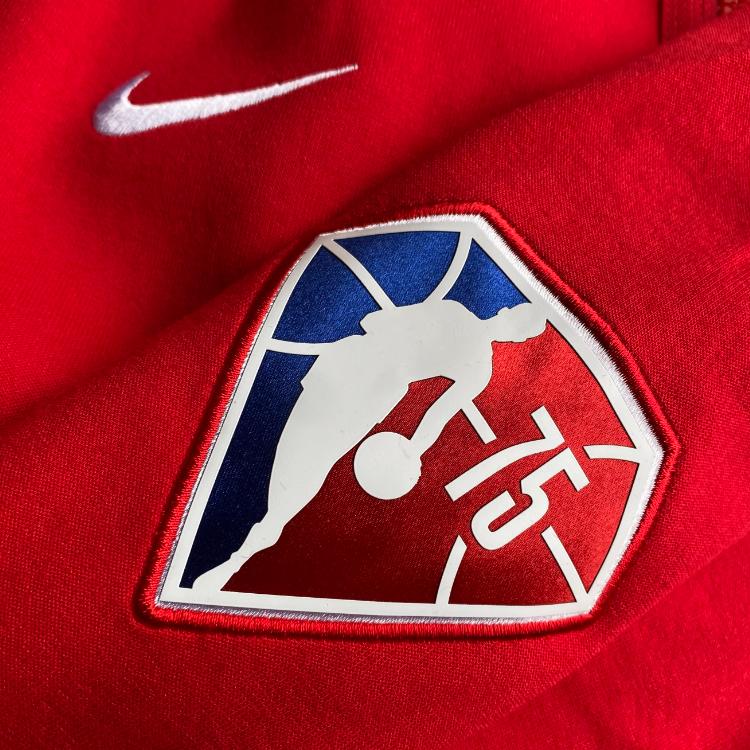 Nike X NBA Collaboration Jacket Bulls Team Hooded Zipper Fashion Kids Jackets Red 3Z2B7FEKU-BUL