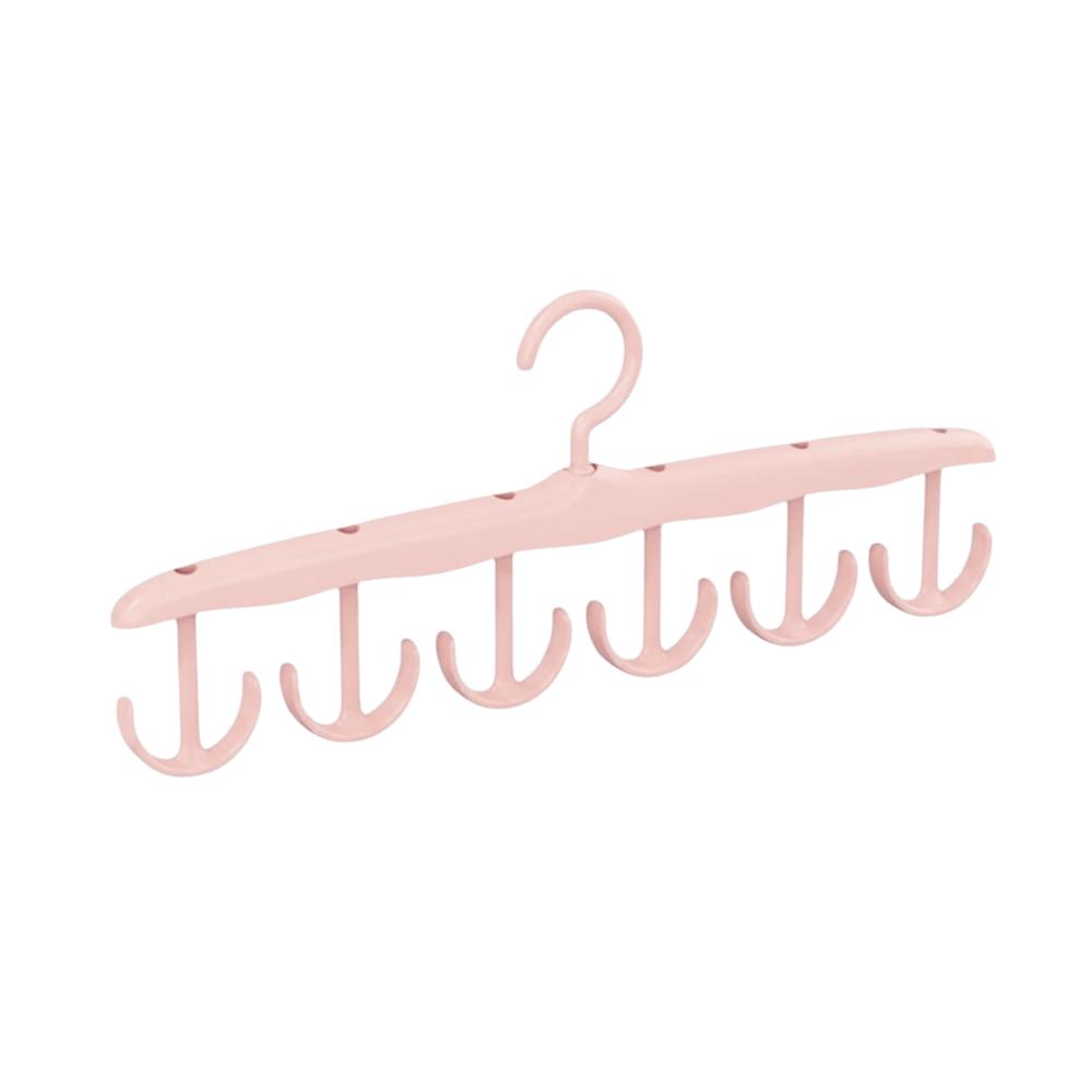 Portable Multi-Functional Hanger Multi-Hook Wave Hook Rotating Hanger Rotatable 12-Hook Closet Organizer Wardrobe Storage