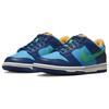 Nike Детские кроссовки Dunk Low GS All-Star 2023 Синие Baltic-Blue Electric-Algae DV1693-401