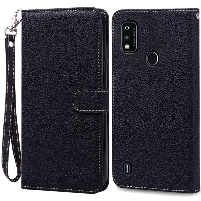 A51 Case For ZTE Blade A51 Case Soft Silicone Leather Flip Wallet Case For ZTE Blade A51 Case Back Cover Coque Fundas Etui