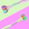 Health Cleaner Three Sided Soft Hair Tooth Toothbrush Ultra Fine Soft Bristle Adult Toothbrush Oral Care Safety Teeth Brush Oral
