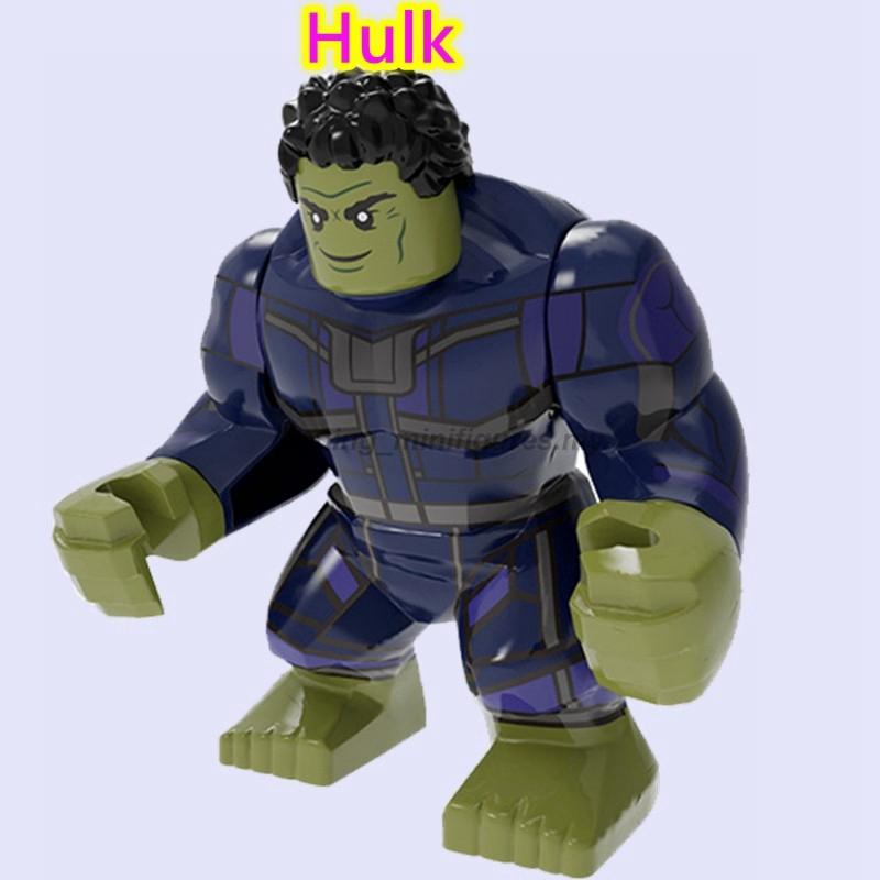 Мстители Финал Совместимо с Минифигурками Marvel Халк Тор Железный Человек Танос Строительные Блоки