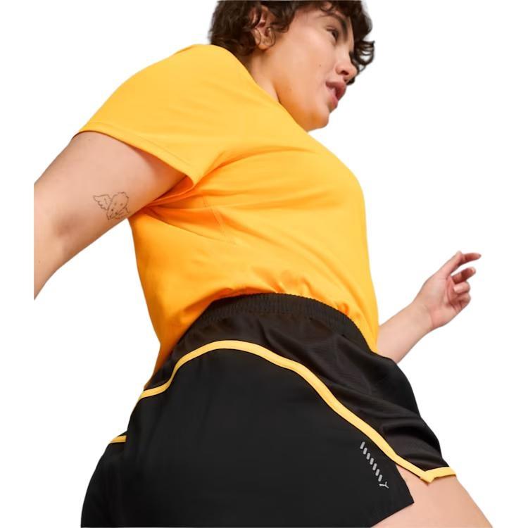 PUMA Sports Shorts Women's Black Yellow 523178-74