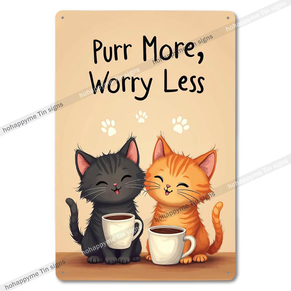 Retro Coffee Metal Tin Sign Vintage Wall Art Decor Grinder Decorative Kitchen Dining Room Home Decor Gift Idea