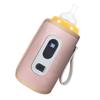 USB Baby Bottle Warmer LCD Screen Temperature Adjustable Precise Heating Waterproof Portable Milk