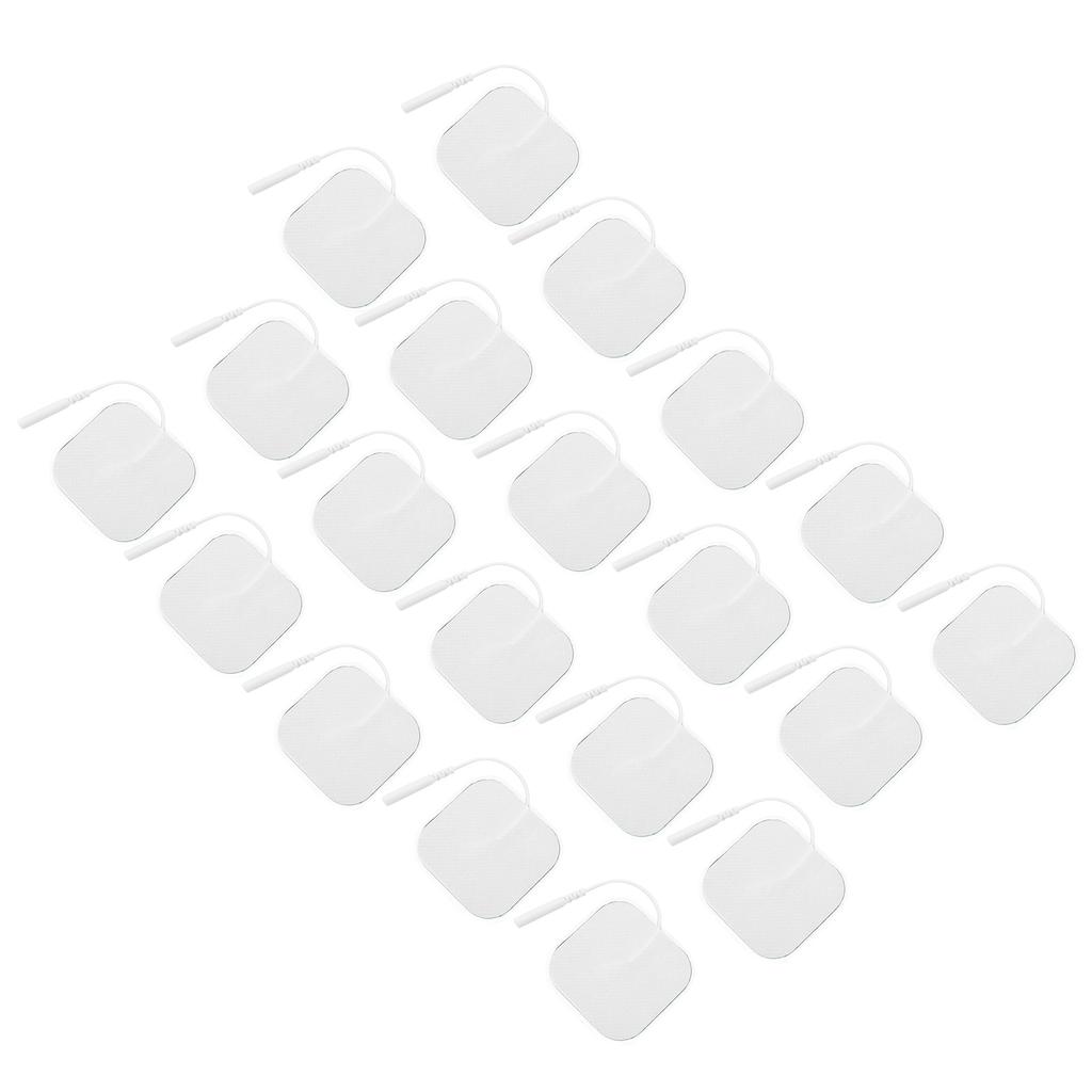20pcs bag 4 x 4cm Tens Electrode Pads for TENS Massager Physiotherapy Machine