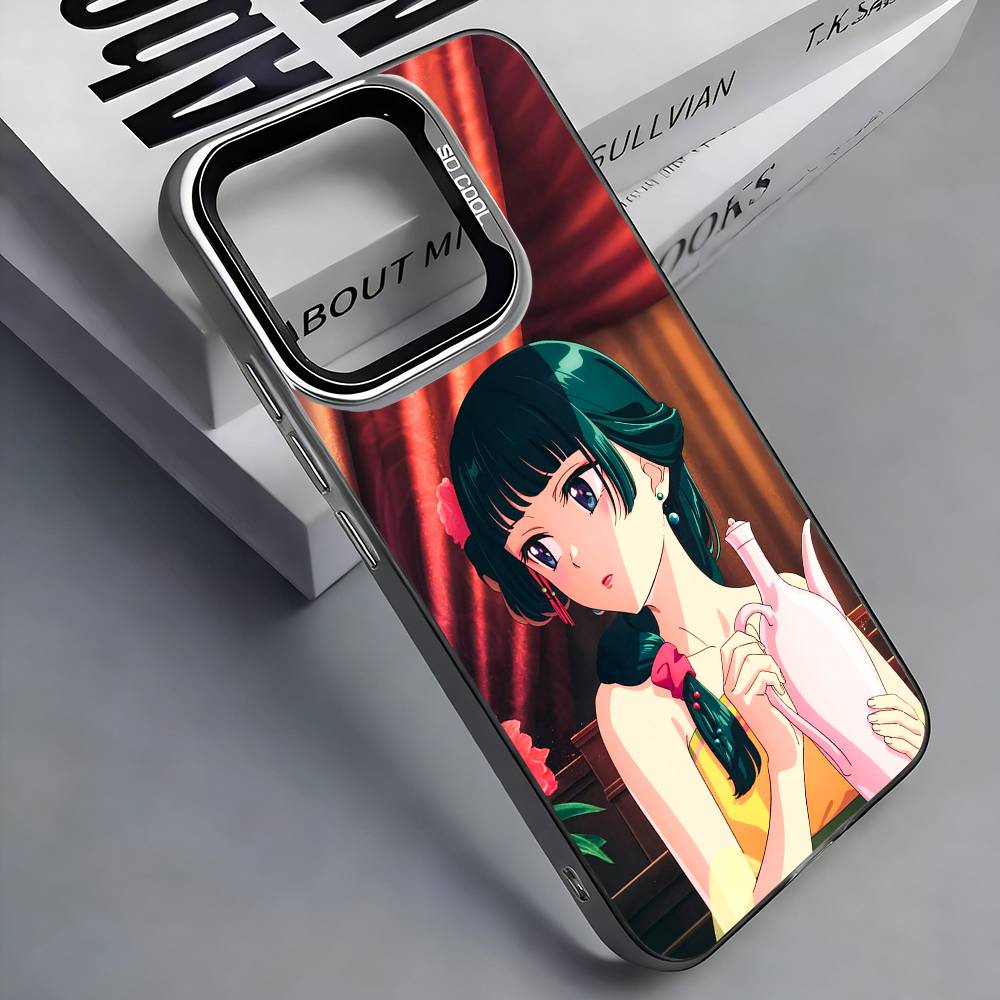 Чехол для телефона The Apothecary D-Diaries Maomao Цветной Серебристый Задник Для IPhone 17 16 15 14 13 12 11 Plus Pro Max Plus