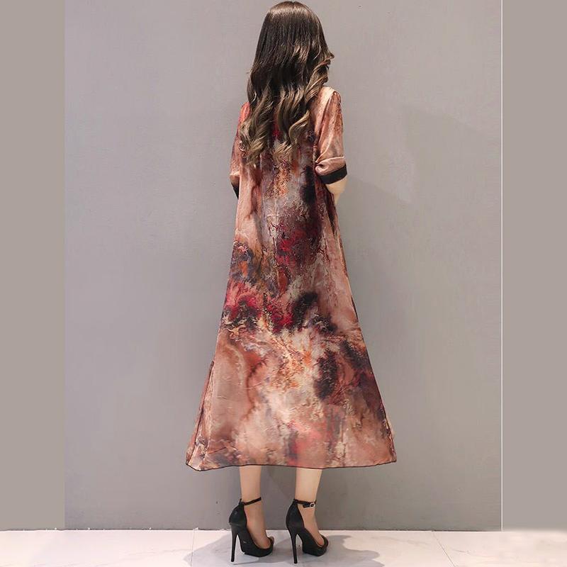 1 кусок шифонового кардигана средней длины, солнцезащитный женский, свободный, повседневный, большой размер, шаль с принтом, кондиционер, пляж