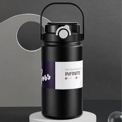 Нержавеющая сталь MYEEDA Water 1 бутылка для воды из нержавеющей стали с соломинкой для начальной школы кружка для воды легко и просто большая прямая нержавеющая сталь изолированная холодная