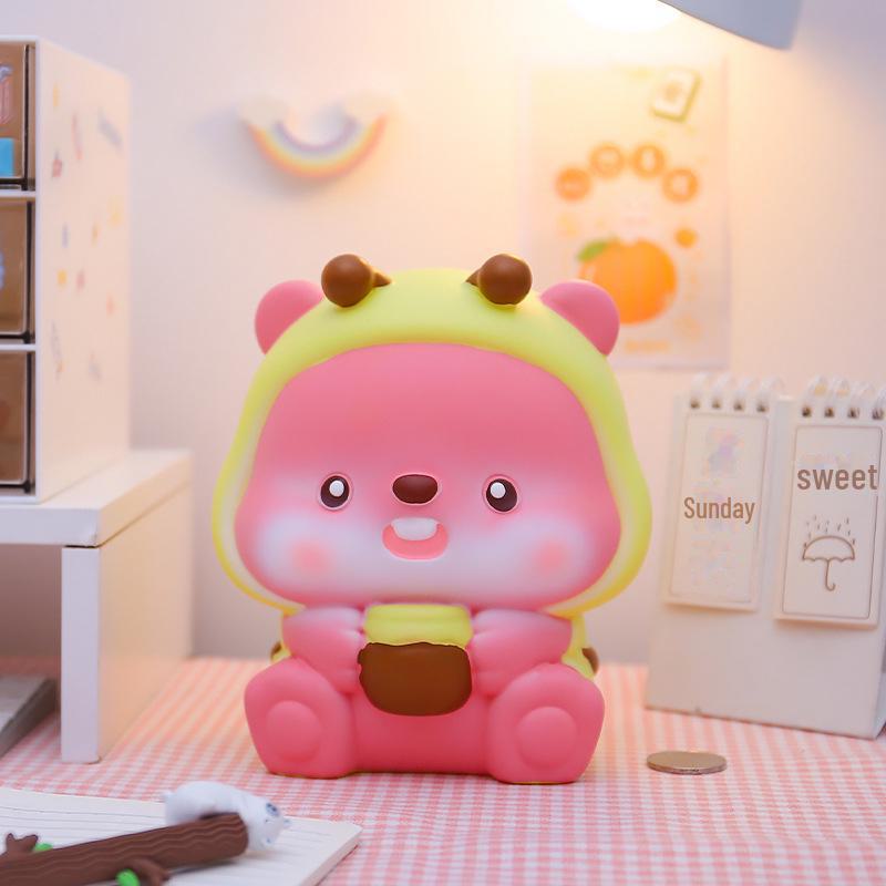 Милое розовое украшение-копилка - большая емкость для монет для студентов, подарок на праздник