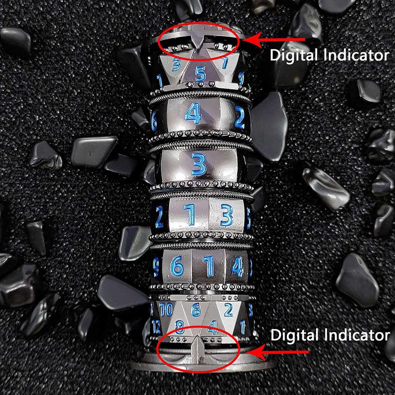 7-in-1 Spinning Dice Towers for Dungeons Dragons RPG COC Run Group Cthulhu Board Game Prop Carving Table Ornaments