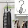 1/2pcs 4 Claws Multifunctional Rotating Clothes Hook Punch Free Rotation Coat Hanger Belt Organizer Scarf Storage Rack Wardrobe