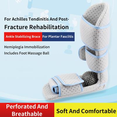 Регулируемый ортез-сапог для ходьбы при переломах, фиксатор стопы, шина, ортопедический, при растяжении, при сломанном пальце ноги, реабилитационный, медицинский, ортопедический ходунок