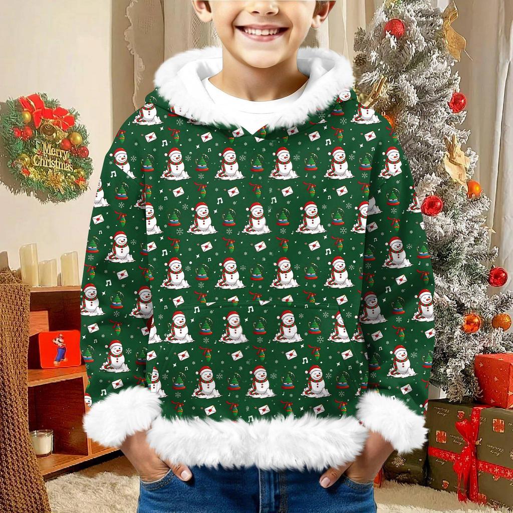 Children's Sweatshirt Girls Boys Long Sleeve Lightweight Casual Hoodie Loose Comfortable  Sweatshirt