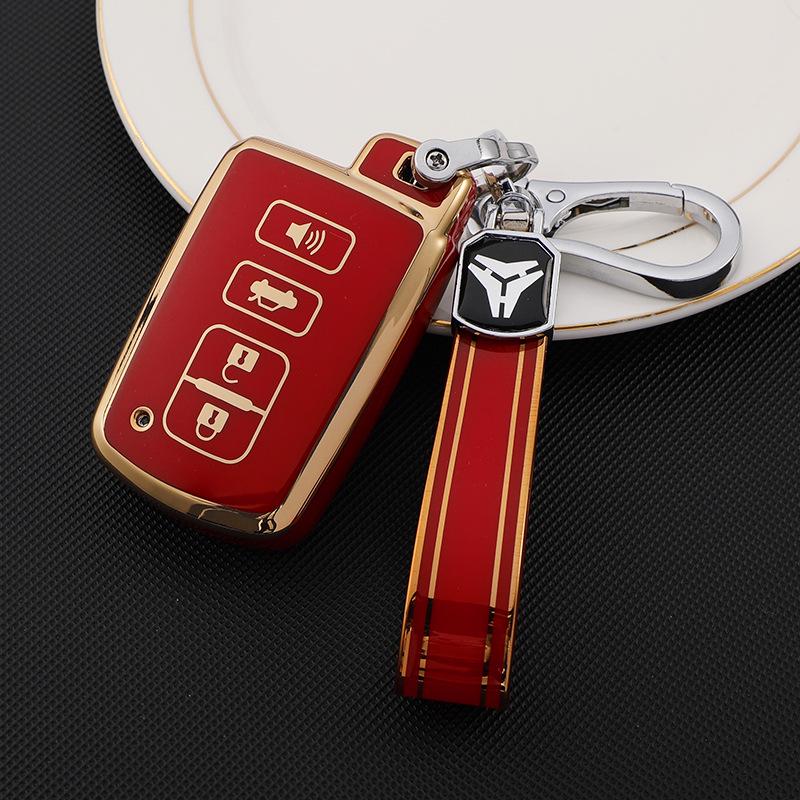 Чехол для ключа Toyota для 13-го поколения Crown, Reiz, старого Prado, Land Cruiser и Ruis - Женская пряжка-ракушка