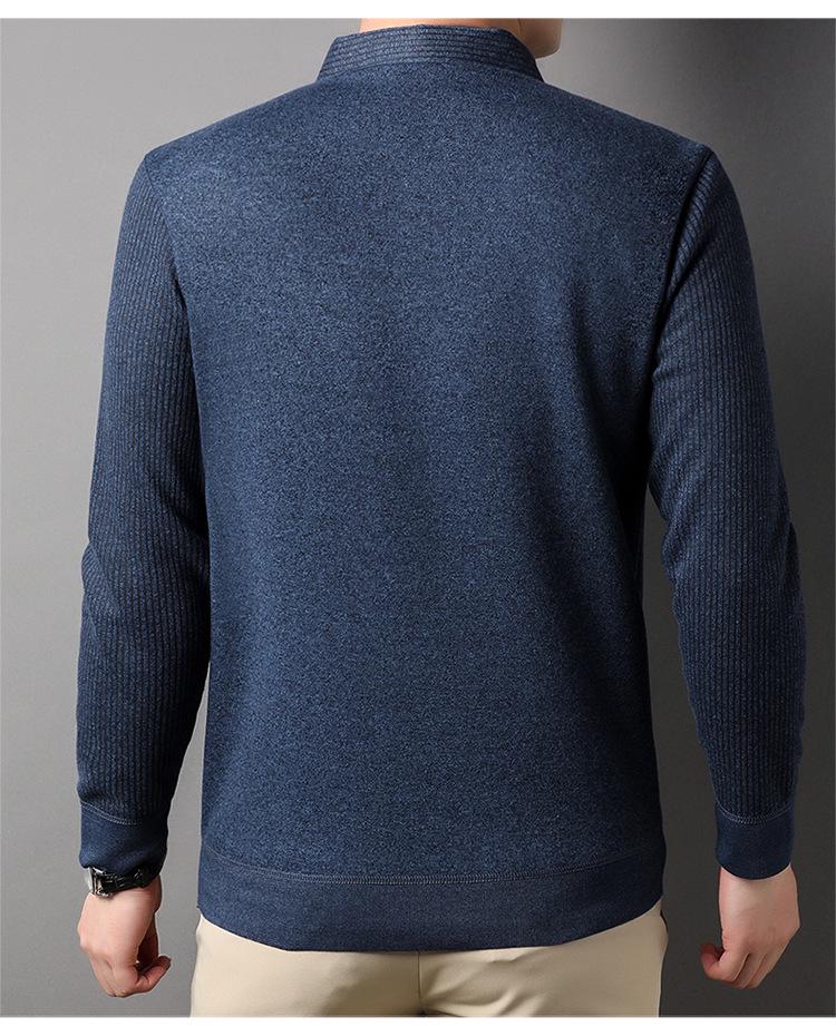 Мужская футболка с флисовой подкладкой, с эффектом двухслойности - Теплый, Повседневный и Удобный Зимний Базовый Слой