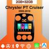 Android Carplay автомобильное радио для Chrysler PT Cruiser 2000-2010 мультимедийный проигрыватель головное устройство стерео GPS навигация BT WIFI 2+32 ГБ