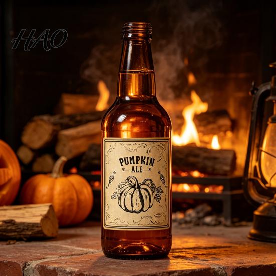 Waterproof Glass Container Decals 12Pcs Halloween Wine Bottle Labels, Vintage Retro Stickers with Witch Skull Spooky Jar Decor Bat Pumpkin Design,