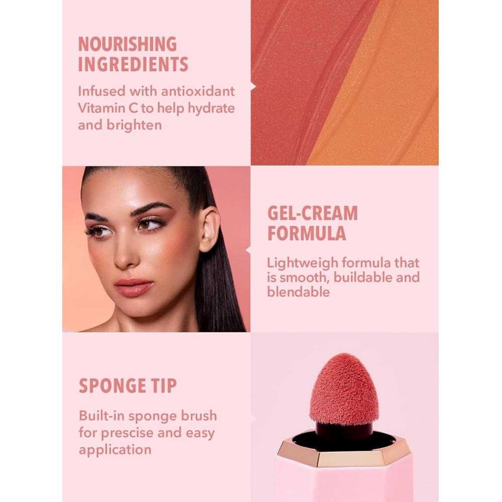 Sheglam Color Bloom Жидкие румяна 25 оттенков Без животных Сияние Love Cake