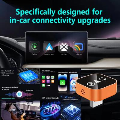 4-в-1 Беспроводной адаптер CarPlay Android Auto Connect Airplay Mirror Link Экран USB Plug to Play для Apple и Android CarPlay