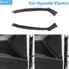 Для Hyundai Elantra CN7 2021-2026 Накладки на передние внутренние стойки дверей из углеродного волокна Декоративные полосы Автомобильные аксессуары Декоративная наклейка