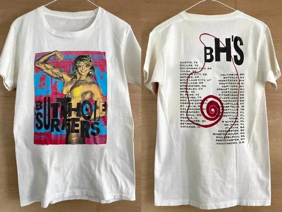 Butthole Surfers Independent Worm Saloon Tour T Shirt Full Size S3XL Unisex T-Shirt
