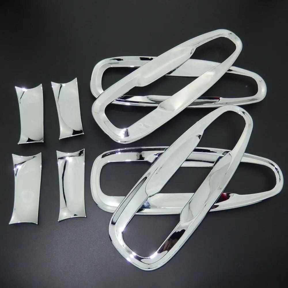 For Lexus GX 460 2010-2018 Car Styling Chrome Side Door Handle Cover Trim & Door Bowl Cover 2017 2016 2015 2014 2013 2012 2011