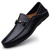 Fashion Genuine Leather Mens Loafers Casual Shoes Comfortable Moccasins Luxury Formal Slip On Flats Driving Shoes for Man Walking Shoes