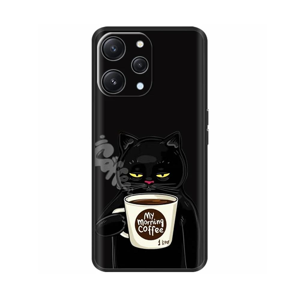 Shockproof Cover For Redmi 12 Case Animals Painted Soft Phone Back Cover For Xiaomi Redmi 12 4G 5G Redmi12 Cases Fundas Bumper