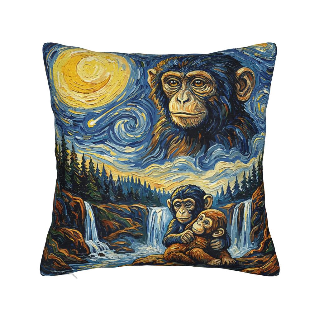 Baby Monkey Punch I Love Punch Pillow Cover Novelty Pillow Case For Sofa Home Decoration Design Pillowcases Gift