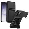 Card‑Holder‑Series Sliding‑Lens‑Cover PC Hybrid TPU Shockproof Phone Case For OPPO Reno15 Pro Max 5G Global