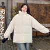 Хлопковая одежда с воротником-стойкой для женщин, зимняя новинка, утолщенная хлебная одежда, хлопковые куртки, свободные маленькие хлопковые куртки