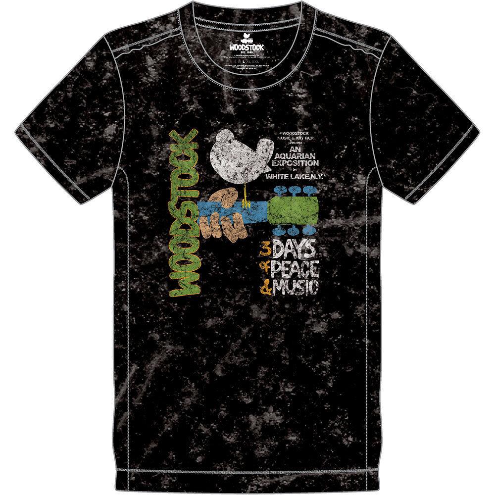Футболка унисекс с плакатом Woodstock