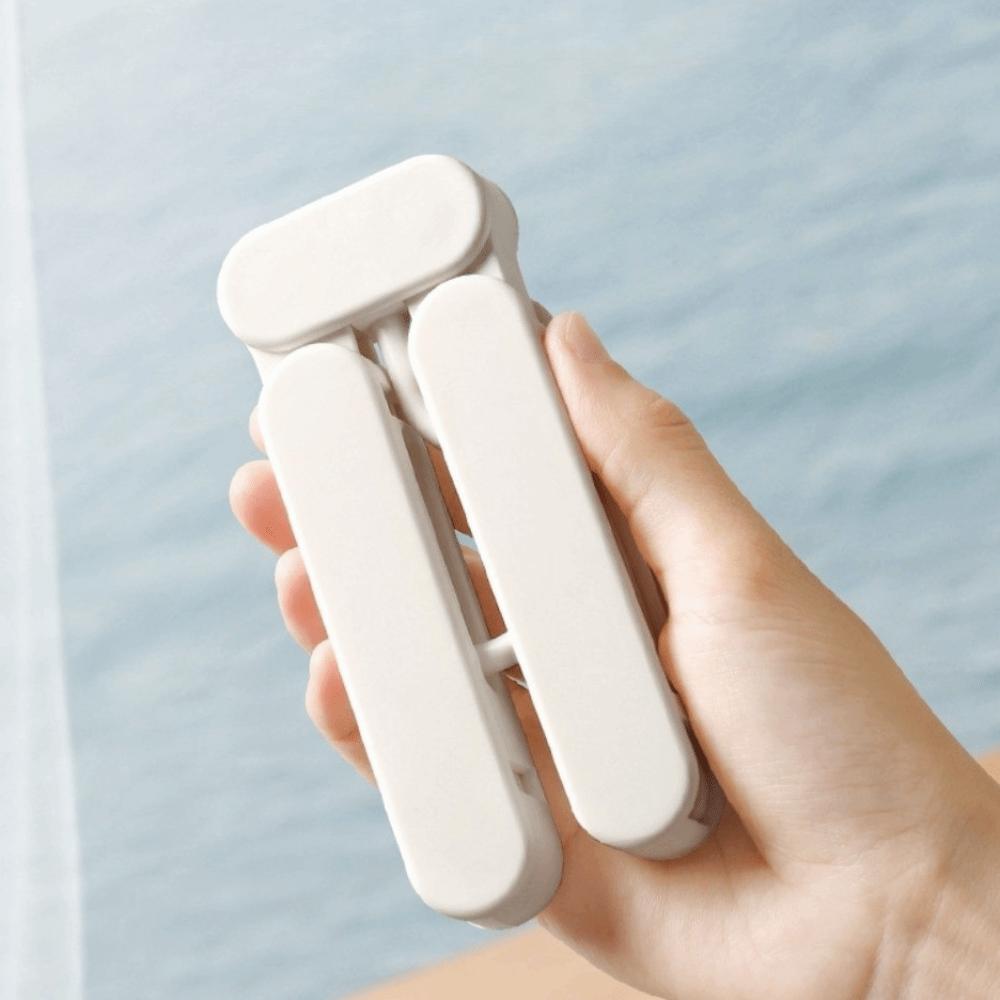 Expanded Foldable Clothes Hanger Mini Size Pant Clips Multi-functional Travel Hangers  For Home